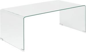 Couchtisch Glas transparent 100 x 50 x 40 cm KENDALL