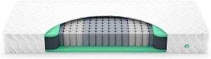 verapur Classic Taschenfederkern Matratze 90x200 cm H3, 7-Zonen, 21cm hoch, TFK Tonnentaschenfederkernmatratze, waschbarer Bezug, Öko-Tex