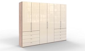Korpus: Eiche-sägerau-nachbildung, Front: Glas Magnolie