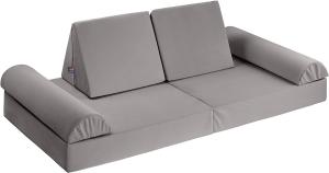KETTLER 'Kreaty' Kinderspielsofa, Hellgrau, 22 x 85 x 170 cm