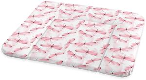 Rotho Babydesign Wickelauflage Libelle, Ab 0 Monaten, Limited Edition, Rosa, 72 x 85 x 5 cm, 200620001CT