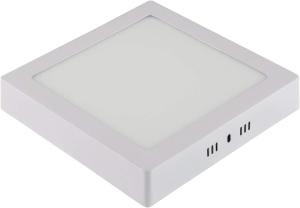18W LED Deckenleuchte Neutralweiß 1360 Lumen 220 x 220 mm Aufputz Lampe Eckig Decke Beleuchtung inkl. Trafo