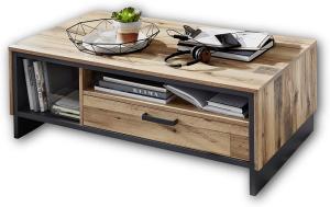 Couchtisch PRATO 110x65 cm Oldwood Alpine Lodge und Graphit Dekor