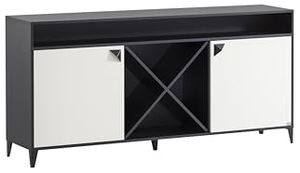 Schwarz matt/Cremebeige