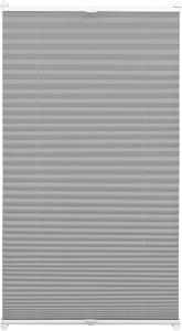 Gardinia EasyFix Plissee, mit 2 Bedienschienen, Schiefer, 130x60 cm