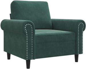 vidaXL Sessel Dunkelgrün 60 cm Samt 359511