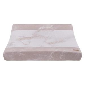 BO Baby's Only - Wickelauflagenbezug Marble - Alt Rosa/Klassisch Rosa - 45x70 cm - 50% Baumwolle/50% Polyacryl