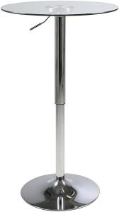 Bartisch NIDO, Wildeiche/Metall, ca. 60/83-104/60 cm