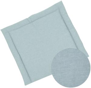 Sugarapple Wickelauflage 85x75 cm, Wickelunterlage Wickeltisch Stoff | Wickelkommode Auflage 85x75 (BxT) | Baby Wickelauflagen | Mit Liebe in Deutschland genäht | Öko Tex, Uni Salbei Grün