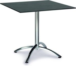 Klapptisch eckig Firenze (silber / ardesia 80 x 80 x 73 cm)