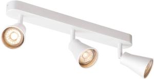 SLV No. 1000893 AVO CW Triple Indoor Wand- und Deckenaufbauleuchte QPAR51 weiß
