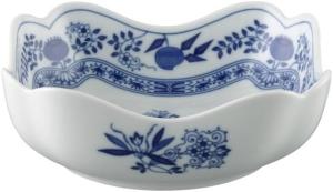 Hutschenreuther Blau Zwiebelmuster Schüssel, Eckig, Schale, Porzellan, 610 ml, 18x18 cm, 13168