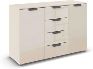 Beige/Grau, Glasfront
