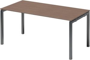 Wn334 Dekor Nußbaum, Gestell Anthrazitgrau