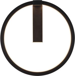 Wandleuchte 40 Cm Dali Schwarz