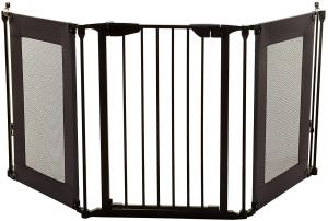 Dreambaby F2060BB Denver 3 Panel Adapta-Gate Gewebe/Metall (passend 85. 5-200cm) schwarz