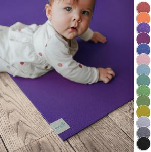 SanoSoft Krabbelunterlage 180x200 cm, Lila, PVC-Schaum, 4,5 mm Dicke
