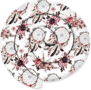 42 – Weiß – Rosa Traumfänger