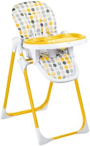 Baby Vivo Design Kinderhochstuhl aus Kunststoff - Tippy in Orange
