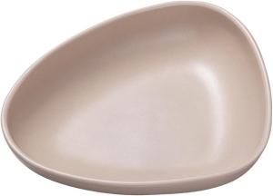 LIND DNA Curve Stoneware Suppenteller warm grey (1 Stück) sand