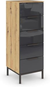 Eiche Artisan | Glas Basalt