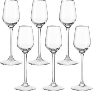 Leonardo Tivoli Digestiv Glas 6er Set, Digestivglas, Grappaglas, Likör, Schnapsglas, Glas, 20 ml, 17091