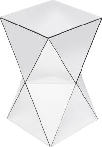Beistelltisch Luxury , Verspiegelt , 32 x 54 x 32 cm