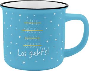 Sheepworld Becher, Los geht's, 7,5 x 6,9 x 10,5 cm