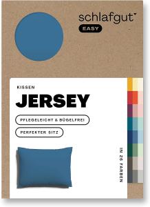 Schlafgut Kissenbezug EASY Jersey, (1 Stück), Kissenhülle mit Reißverschluss, weich und saugfähig, Kissenbezug