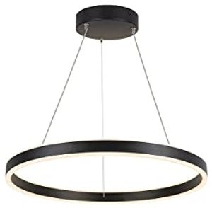 Pendelleuchte Rund 60cm Cct Schwarz