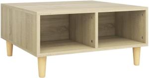 vidaXL Couchtisch Sonoma-Eiche 60 x 60 x 30 cm Spanplatte [805980]