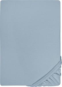 biberna Feinjersey-Spannbetttuch 0077144, taubenblau, 1x 140x200 cm - 160x200 cm