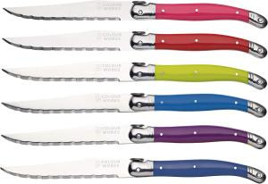 Colourworks Sechsteiliges Steakmesser-Set