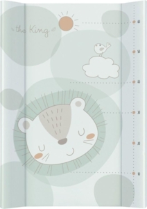 Kikkaboo Wickelauflage Weich-PVC 80x50 cm wasserdichter Bezug, erhöhter Rand hellgrün, Bezug: 100% PVC Material Füllung: 60% Polyester, 40% Polyurethan