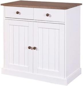 Sideboard 'Wright' 900 Weiß/Braun