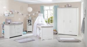 roba Kinderzimmerset 'Wilma' 3-teilig - Bett 70 x 140 - Wickelkommode - Kleiderschrank 3-türig - Weiß