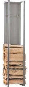 CLP Kaminholzständer Spark,edelstahl 100 cm