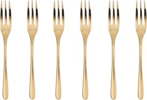 Sambonet Taste PVD 6 Forchette D Dolce Oro Lucido