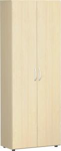 Flügeltürenschrank mit Standfüßen, 80x42x216cm, Ahorn