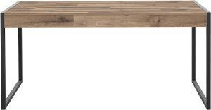 FORTE Hud Esstisch, Holzwerkstoff, Braun, 166 x 76,9 x 90,2 cm