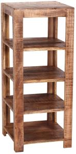 Regal 44 x 105 x 44 cm Massives Mangoholz Regal Wand Wohnzimmer Esszimmer Neu