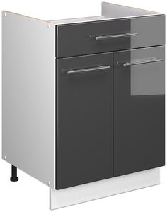 Anthracite High Gloss/White