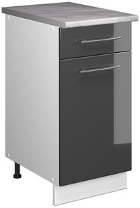 Anthracite High Gloss/White