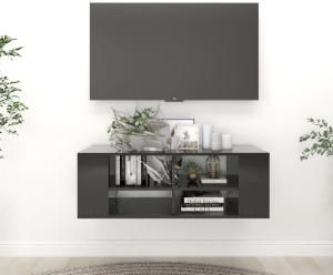 TV-Board >3006936< (LxBxH: 35 x 102 x 35 cm) in Hochglanz-Schwarz