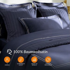Dunkelblau / Weiß