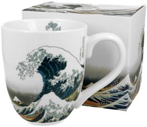 DUO ART GALLERY XXL Becher 1000 ml GREAT WAVE New Bone China Porzellan