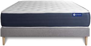 Actilatex sleep matratze 120x200 cm + Bettgestell mit lattenrost - Dicke : 22cm - Latex und Memory-schaum - H3