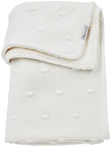 Meyco Bettdecke Knots Teddy - 100 x 150 cm - Offwh