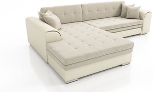 Creme/Dunkelbeige