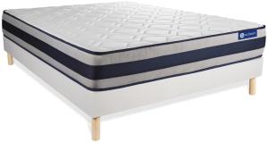 Actilatex ergo Matratze 180x200 cm + Bettgestell mit Lattenrost, Härtegrad 4, Latex und Memory-Schaum, Höhe : 24 cm